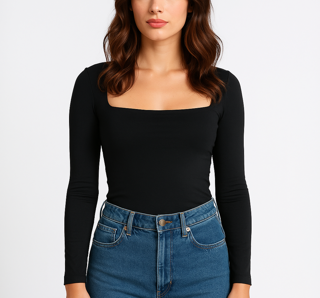 Long Sleeve Slim - Black