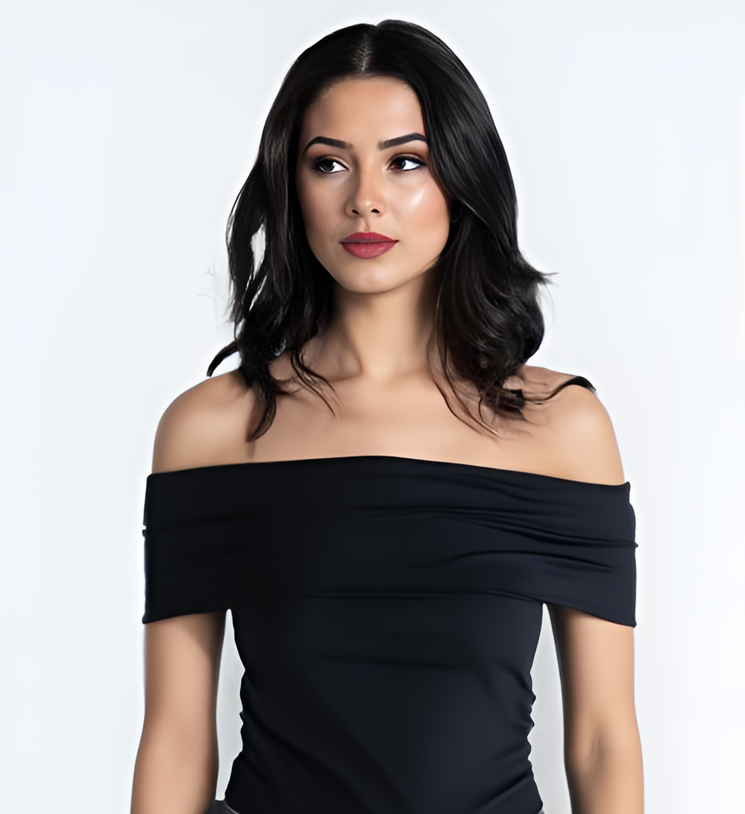 Off Shoulder Slim - Black