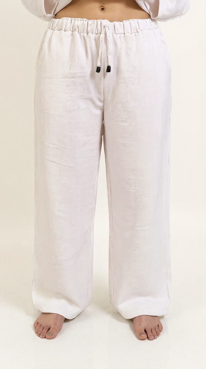 Linen Pants - White