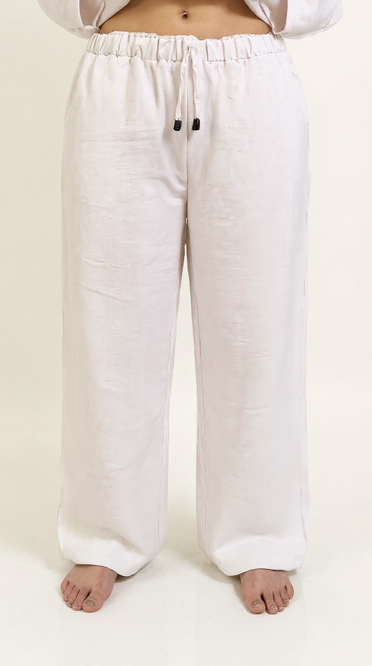 Linen Pants - White