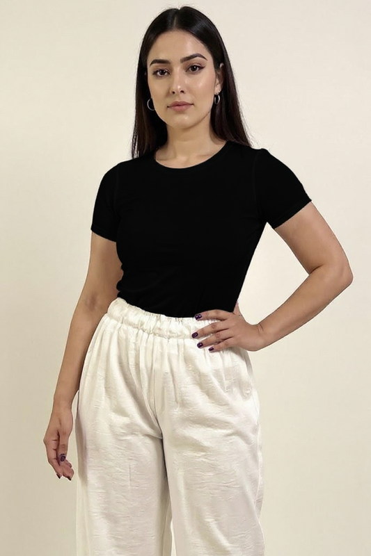 Short Sleeve Slim - Black